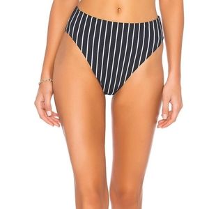 🔥Alix Alton Stripe High Rise Bikini Bottom/ M